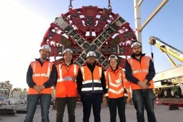 TUNNELLING MILESTONE ON THE LYON METRO